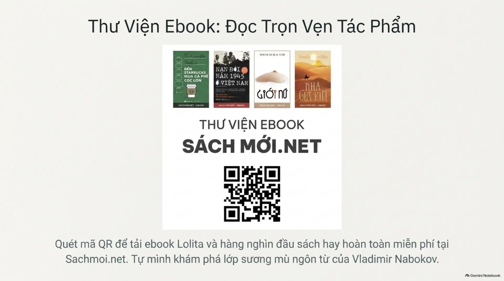 Slide Tóm tắt 13 - Lolita: Bản giao hưởng của Nghệ thuật thuần túy và Hồ sơ bệnh lý Tâm thần