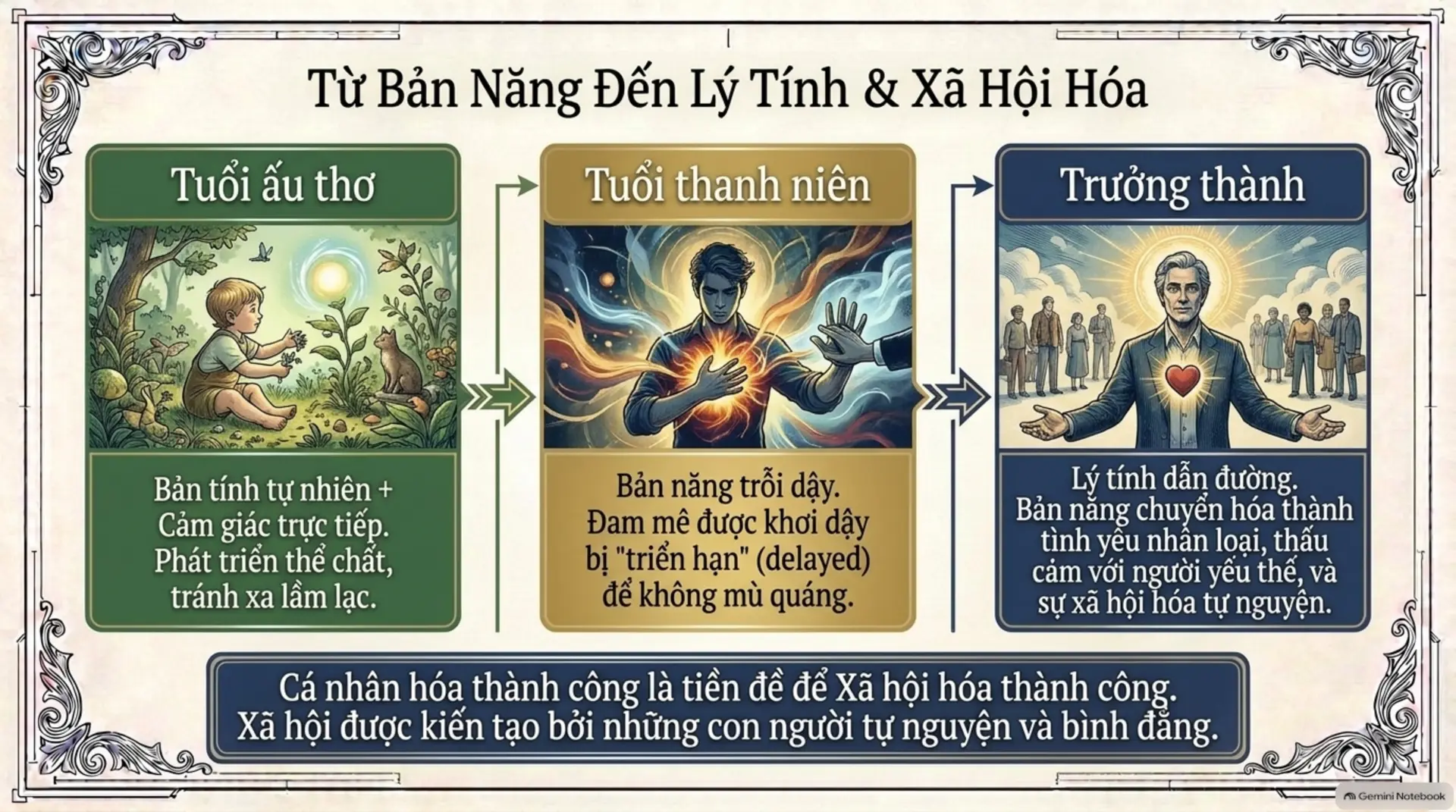 Slide Tóm tắt 13 - Học làm người: