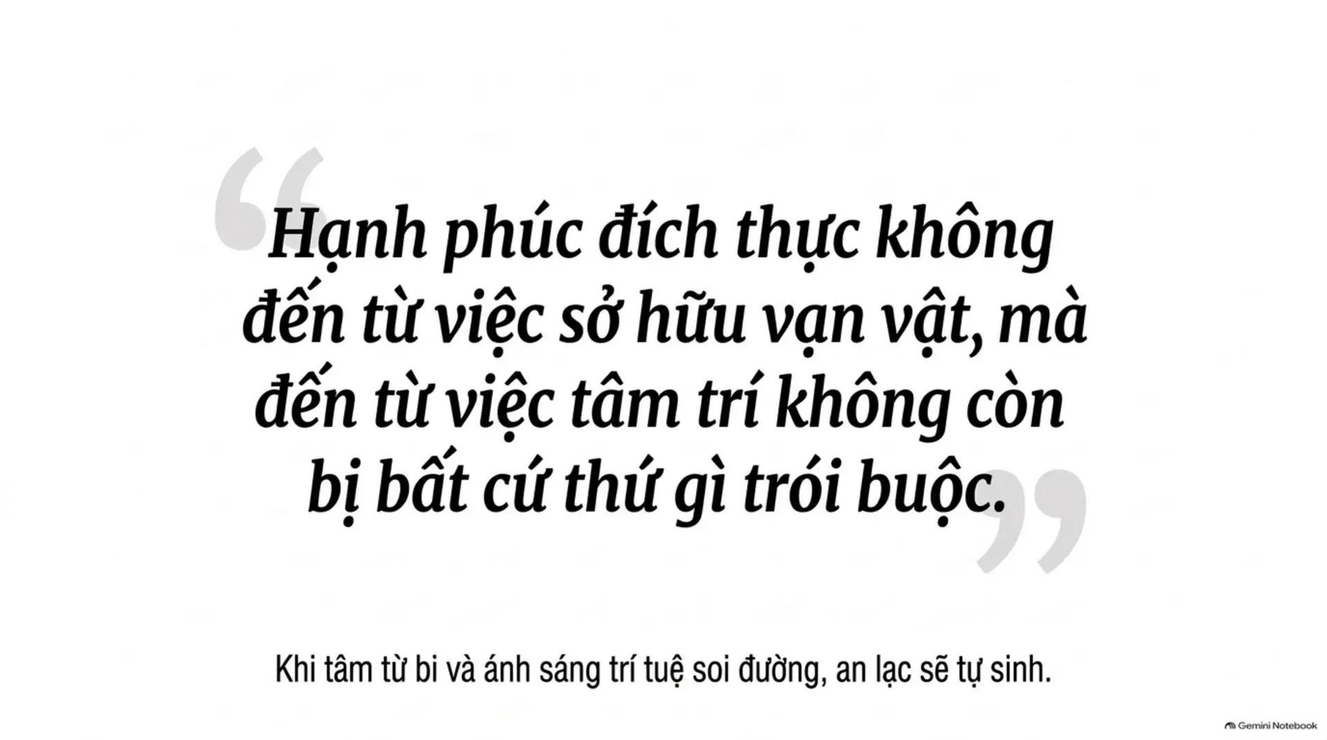 Slide Tóm tắt 14 - [Mecobooks] An Lạc Từ Tâm: Hành Trình Tìm Lại Hạnh Phúc Đích Thực Giữa Đời Thường