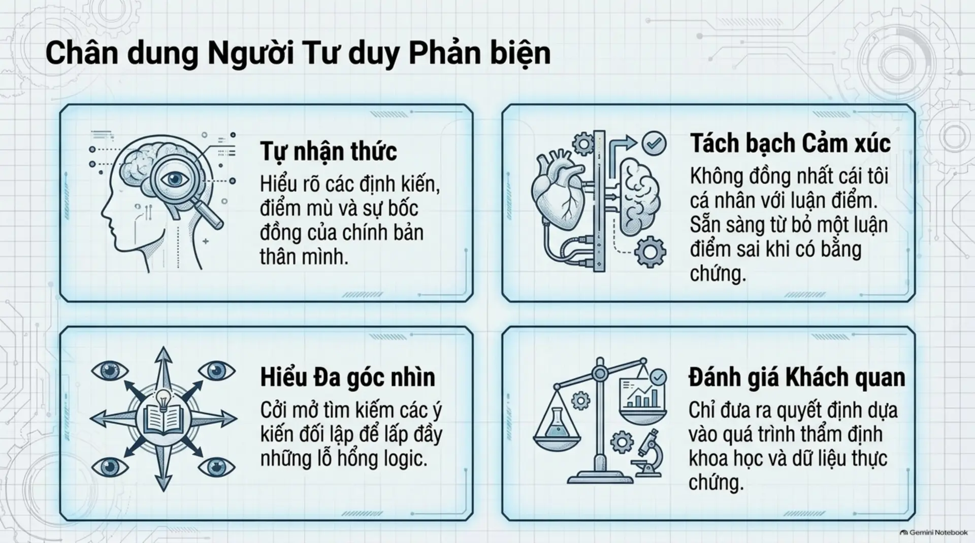 Slide Tóm tắt 14 - [Mecobooks] Tư Duy Phản Biện: Hành Trình Giải Mã 