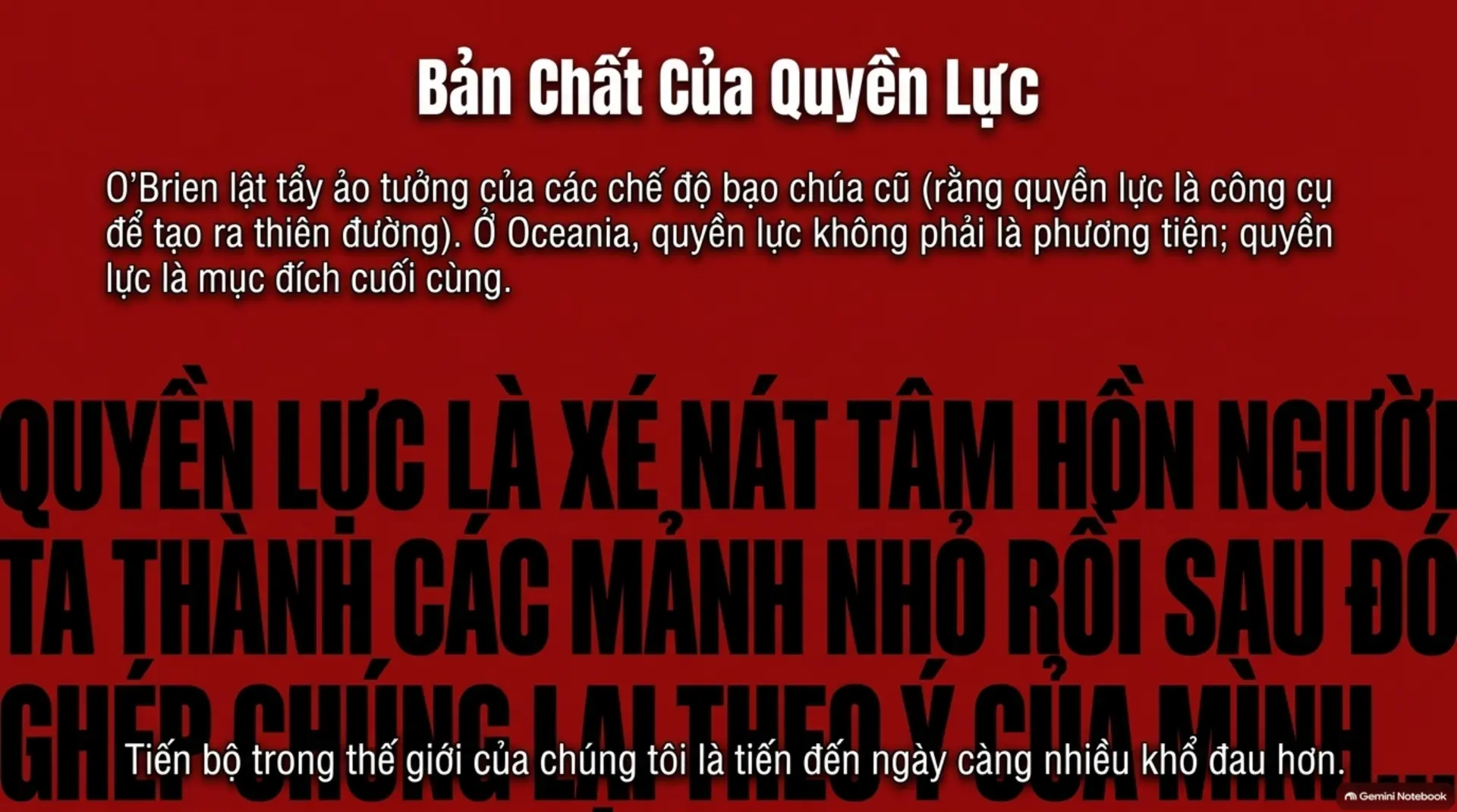 Slide Tóm tắt 14 - [1984 - George Orwell] Khi Sự Thật Bị Đánh Tráo Và 