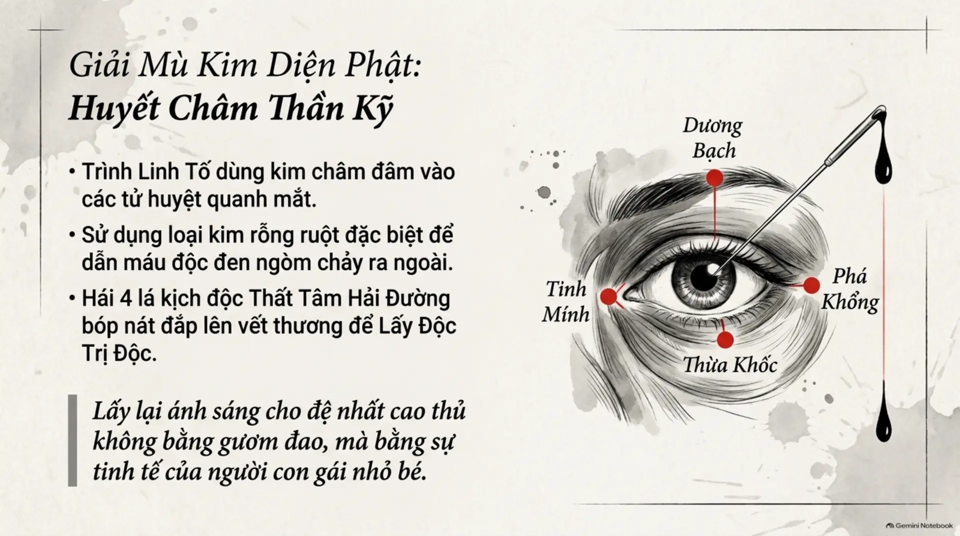 Slide Tóm tắt 14 - Giải Mã Những Nút Thắt Kịch Tính Tại Thương Gia Bảo: Khúc Dạo Đầu Đầy Máu Và Nước Mắt Trên Phím Đàn Định Mệnh