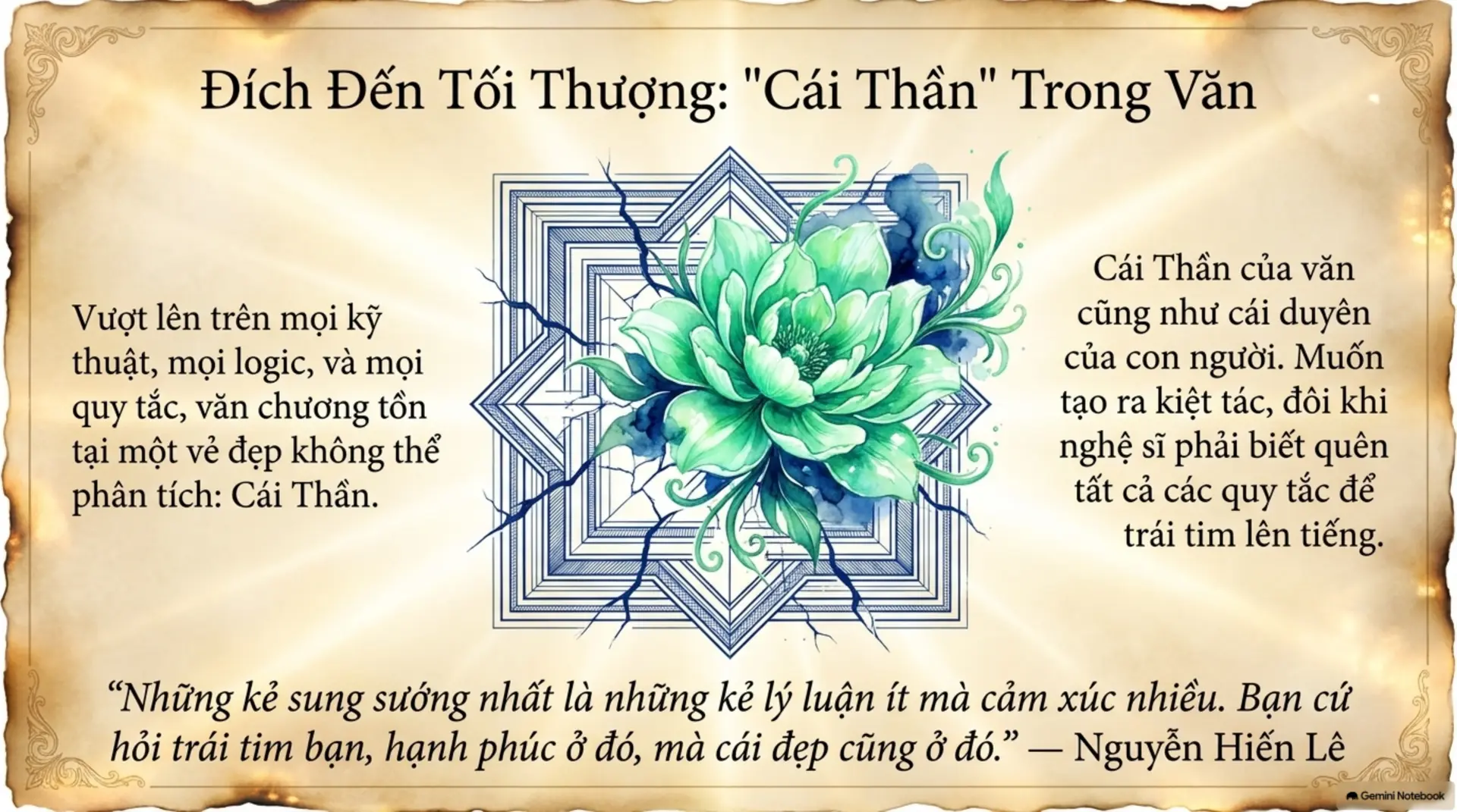Slide Tóm tắt 15 - [Hương Sắc Trong Vườn Văn] Nghệ Thuật Lĩnh Hội Cái Đẹp Trong Văn Chương Cùng Nguyễn Hiến Lê