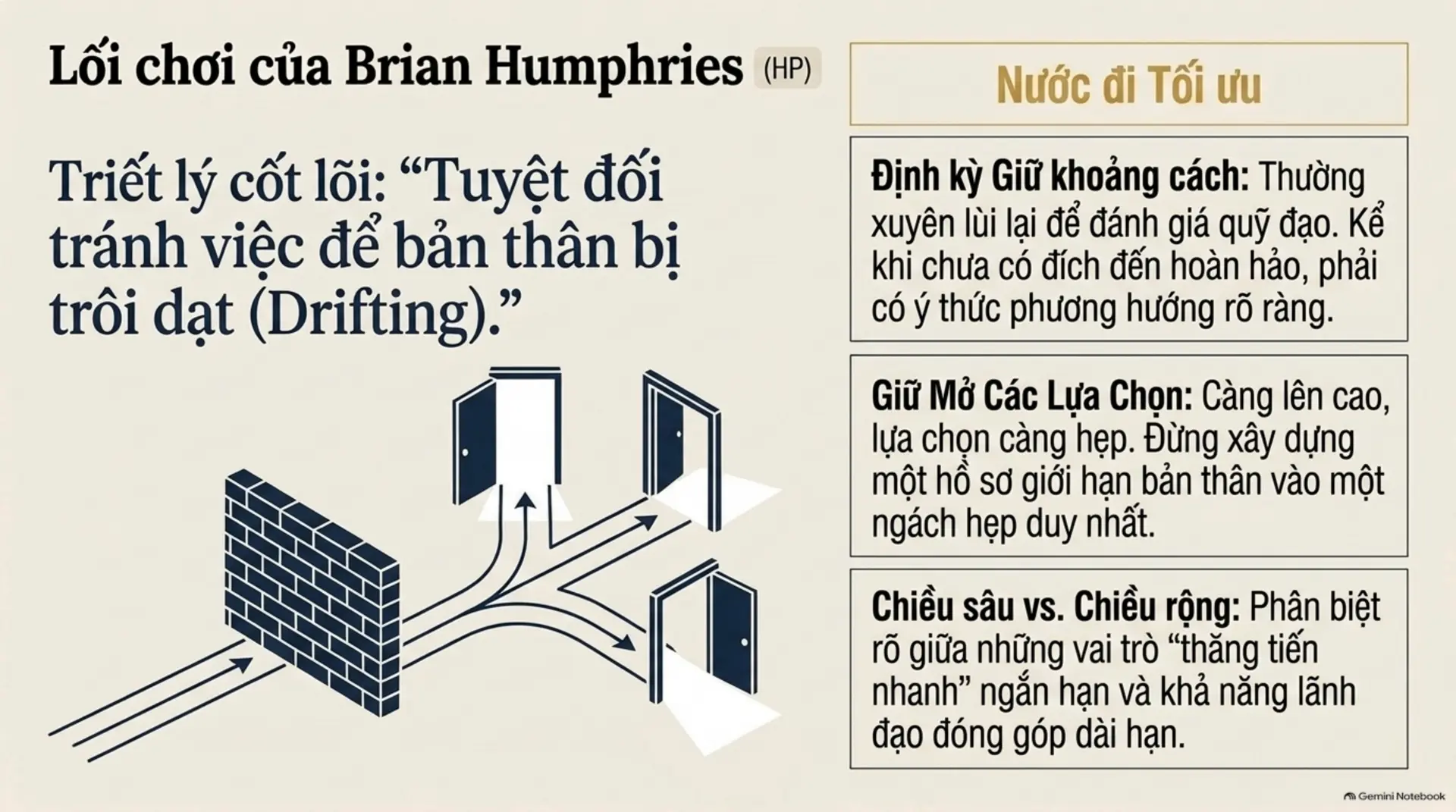 Slide Tóm tắt 16 - Sự Nghiệp Là Một Trò Chơi: Bạn Đang Chơi Để Thắng Hay Chỉ Đang Tồn Tại?