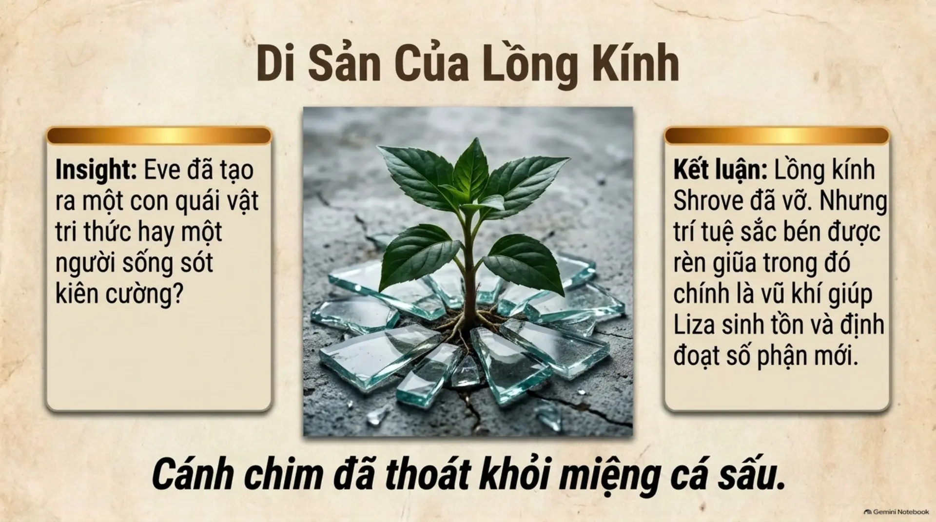 Slide Tóm tắt 16 - Bí mật sau cánh cổng Lâu đài Shrove: Review tác phẩm