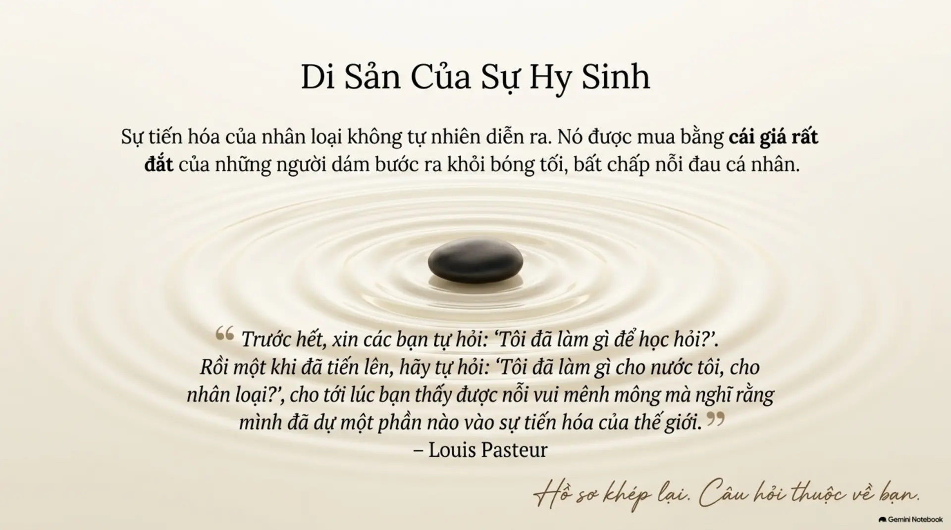 Slide Tóm tắt 18 - Mecobooks: Gương Hy Sinh - Những Bước Chân Vĩ Đại Thay Đổi Vận Mệnh Nhân Loại